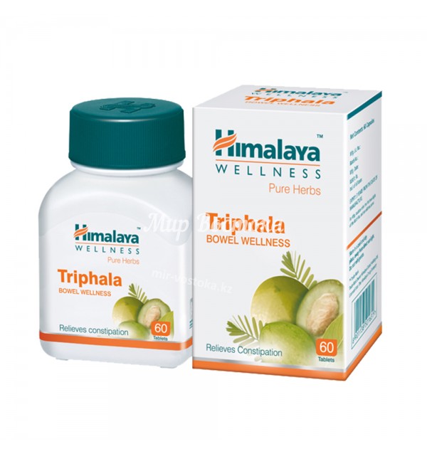 Трифала в таблетках (Triphala Himalaya - для здоровья кишечника и др.)